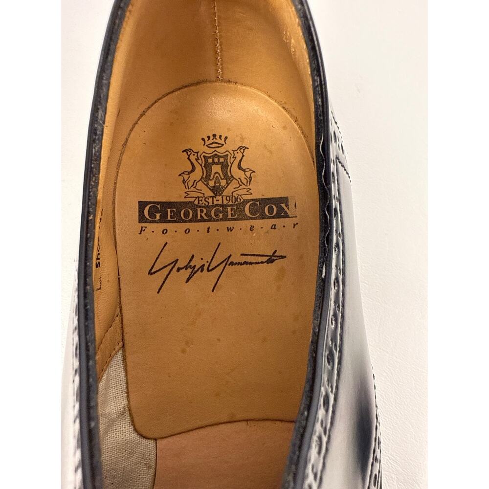 George Cox x Yohji Yamamoto Derby Shoe Womens Spectator Black White Made England - Picture 10 of 16
